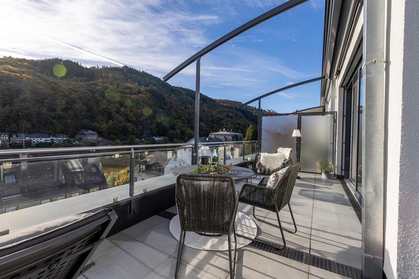 Neu Penthouse Moseltop Luxus Design Klima 2P Traben-Trarbach Exterior foto